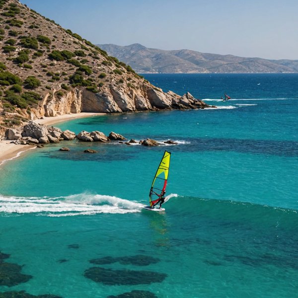 Où trouver les meilleures plages pour le windsurf en Grèce : conseils et saisons idéales ?