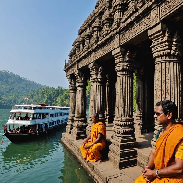 Comment choisir une croisière qui propose des visites des temples hindous en Inde du Sud?